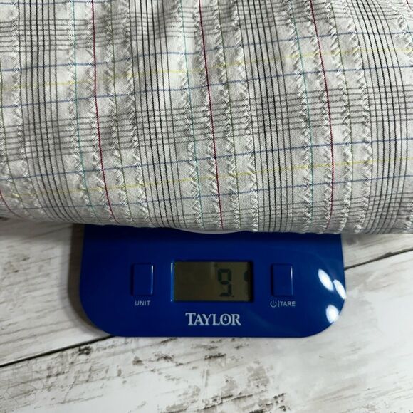 Tommy Bahama RELAX Men's White & Black Plaid Linen Shorts Size 34 100% Cotton - Picture 11 of 11